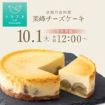 限定販売！京都丹波の栗峰チーズケーキ